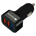 Φορτιστής Αυτοκινήτου Canyon 3Port 2.1A,3xUSB-A QuickCharge black