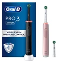 Ηλεκτρική Οδοντόβουρτσα Oral-B PRO 3 3900 Duopack Black-Pink Edition JAS22