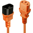 Καλώδιο Τροφοδοσίας Lindy IEC-extension C14 - C13 orange 2m