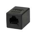 Βύσμα Δικτύου Logilink connector 1:1 2x RJ45 Cat.6 UTP, Black