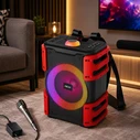 Akai ABTS-V25 – Φορητό Ηχείο 25W RMS με RGB LED, FM, USB/TF & Είσοδο Μικροφώνου (Karaoke)