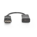 Αντάπτορας DisplayPort Digitus -> HDMI M/F 0,2m active