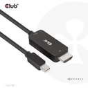 Καλώδιο MiniDP Club 3D 1.4 > HDMI 1,8m 8K60Hz M/M