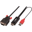 Αντάπτορας HDMI Lindy to VGA with USB Typ A for Strom 1080p 2m