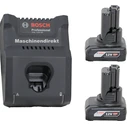 Φορτιστής Εργαλείων Bosch 2x 6.0Ah, GAL 12V-40