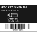 Σετ Μύτες Wera 855/1 Z DIY 100 Bits