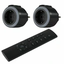 Εξωτερική Πρίζα REV Radio Switch Set 2 + 1 COMFORT anthracite