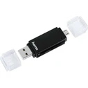 Card Reader Hama USB 2.0 OTG Basic SD/microSD black