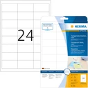 Ετικέτες Herma labels transp. matt A4 66x33,8 mm foil 600 pcs