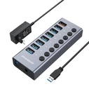 USB Hub GrauGear 7x 3.0 Ports + 1 USB fast charger retail