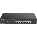 Network Switch 190mm D-Link DGS-1100-10MPV2 8*GE PoE+