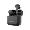 AKAI TWS Wireless Earbuds with Hybrid ANC ENC LDAC Hi Res up to 30h Fast Charging Black