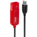 Καλώδιo USB Lindy 2.0 Active Extension Pro 4 Port 12m