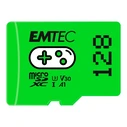 Κάρτα Μνήμης microSD 128GB EMTEC SDXC CL.10 UHS1 U3 V30 A1 Gaming