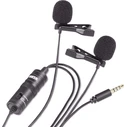 Mικρόφωνο BOYA BY-M1DM Dual Omni Directional Lavalier
