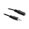 Καλώδιο Ήχου Delock jack 3,5mm -> 3,5mm M/F 3.00m Black