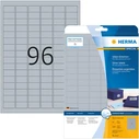 Ετικέτες Herma labels A4 silver 30,5x16,9 mm foil glossy. 2400 pcs