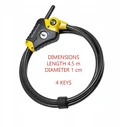 Κλειδαριά Ποδηλάτου Master Lock adjustable Phyton Cable Lock 10mm 8420EURD