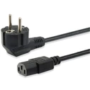 Καλώδιο Τροφοδοσίας Equip IEC Schuko -> C13 3m M/F Black