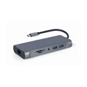 Docking Station Gembird USB Typ-C 7-in-1 Combo space grey