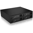 Πλαίσιο Για Σκληρούς Δίσκους Backplane IcyBox 4x2,5" SATA/SAS HDD/SSD to 5,25" bay black retail
