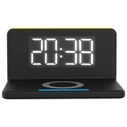 Ρολόι Ασύρματος Φορτιστης TERRATEC ChargeAir clock! (Alarm clock + night light)