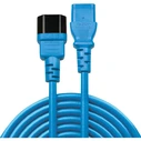 Καλώδιο Τροφοδοσίας Lindy IEC-extension C14 - C13 Blue 0.5m