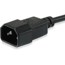Καλώδιο Τροφοδοσίας Equip IEC C14 -> IEC C13 M/F 3m sw
