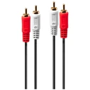 Καλώδιο RCA Lindy 1m 2xRCA 2xRCA (Chinch) m/m gold-plated