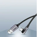 Καλώδιο USB Ugreen Angled USB-C To USB-A Data Black 2M