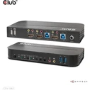 KVM Switch Club 3D 4K60Hz 2x HDMI > HDMI/2xUSB/Audio retail