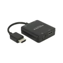 Αντάπτορας HDMI Delock A -> A M/F +3,5mm jack 4K