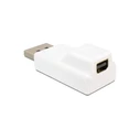 Αντάπτορας MiniDisplayPort Delock -> DP female/male white