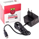 Φορτιστής Raspberry Original for PI4 USB C 5.1V 3A Black