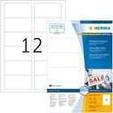Ετικέτες Herma labels A4 White 88,9x46,6 mm removable 1200 pcs