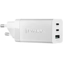 Φορτιστής Πρίζας Varta High Speed 65W GaN 2x USB C + USB A Type 57956