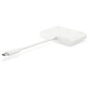 Docking Station USB Equip USB-C St to VGA-/USB-A-Bu PD 0.15cm white