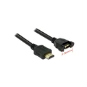 Αντάπτορας HDMI Delock Ethernet A -> A M/F 1.00m