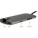 Docking Station Inter-Tech Argus GDC-802 USB-C 1xHDMI Mobile