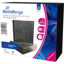 Θήκη CD/DVD MediaRange Leerbox 5pcs Single JewelCase retail