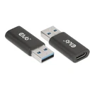 Αντάπτορας Club3D USB 3.2 Typ A <> USB 3.2 Typ C M / F retail