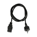 Καλώδιο Τροφοδοσίας LogiLink CEE 7/7-IEC C19, black, 1,80m