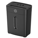 HP OneShred 6CC Document Shredder P4 Cross Cut 6 Sheets 14L Bin Black 230W
