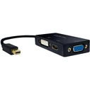 Αντάπτορας miniDisplayPort Logilink 4K 1.2 to DVI/HDMI/VGA
