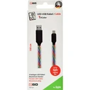 Καλώδιο USB 2GO "Tricolor"-m.LED-lighting-100cm