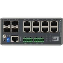 Network Switch LevelOne 8x GE IGU-1271 4xGSFP 8xPoE