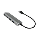 USB Hub LogiLink USB 3.0 4-port, Aluminium Gray