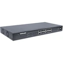 Network Switch Intellinet 16x GE Web-Managed 2 SFP-Ports 16x PoE+