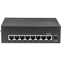 Network Switch Intellinet 8-Port Gigabit Ethernet PoE+ 60W Desktop