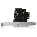 Κάρτα Δικτύου PCIe PCI Card IcyBox USB Type-C